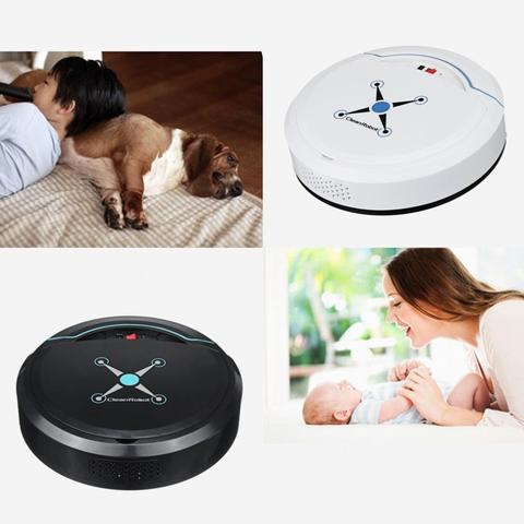 Smart robot vacuum cleaner by My Store, shown from the top with a sleek automated floor-cleaning design
