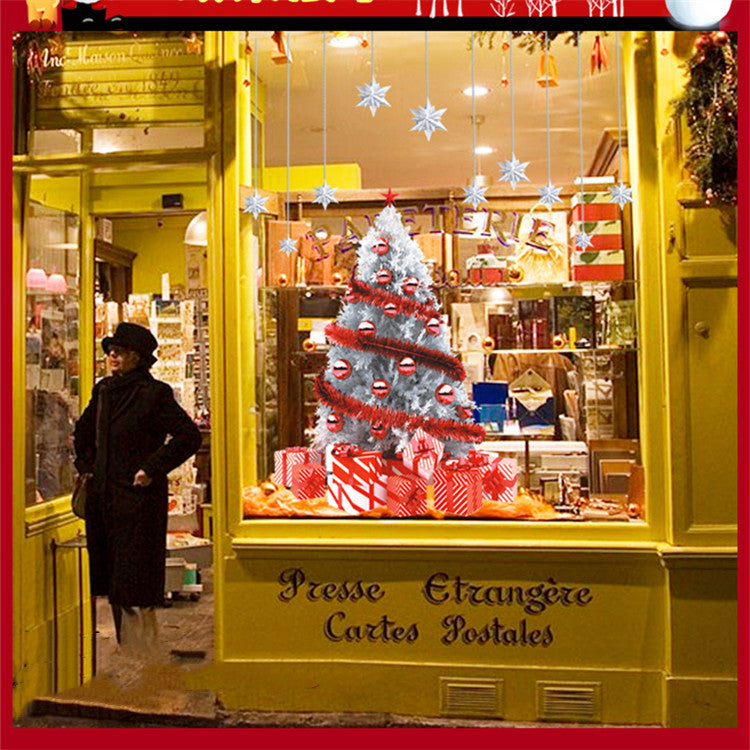 Christmas decorations store window stickers featuring festive seasonal designs, My Store