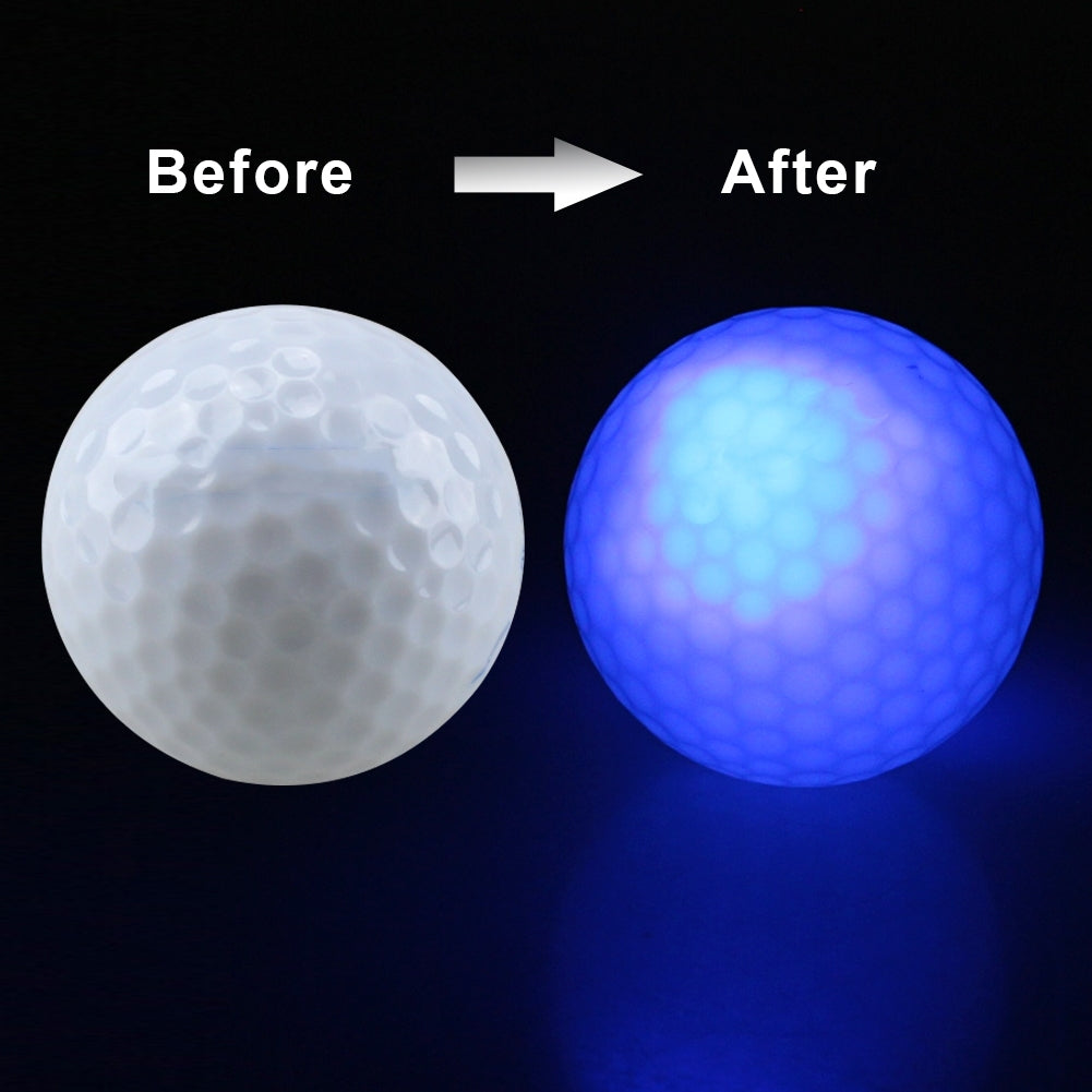 Waterproof LED practice balls for night training, made from high-hardness material