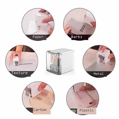 Handheld small production date printer with compact design and portable grip