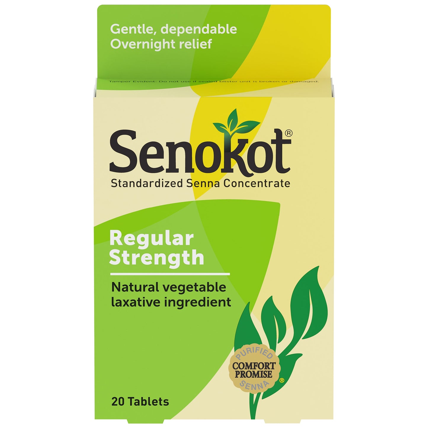 Senokot Natural Vegetable Laxative, 20 Tablets