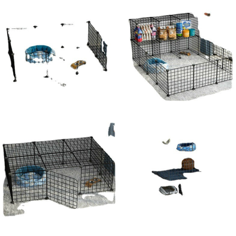 Small dog indoor isolation fence cage by My Store, designed for secure home enclosure