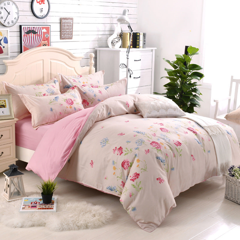 Three-piece bed set by My Store, showing a coordinated bed frame and matching bedroom furniture pieces