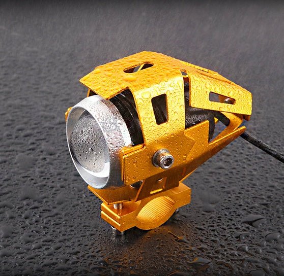 King Kong U5 variant spotlight light in black, front view