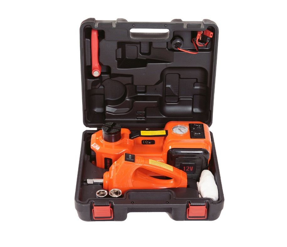 My Store automotive electro-hydraulic jack with compact lifting design