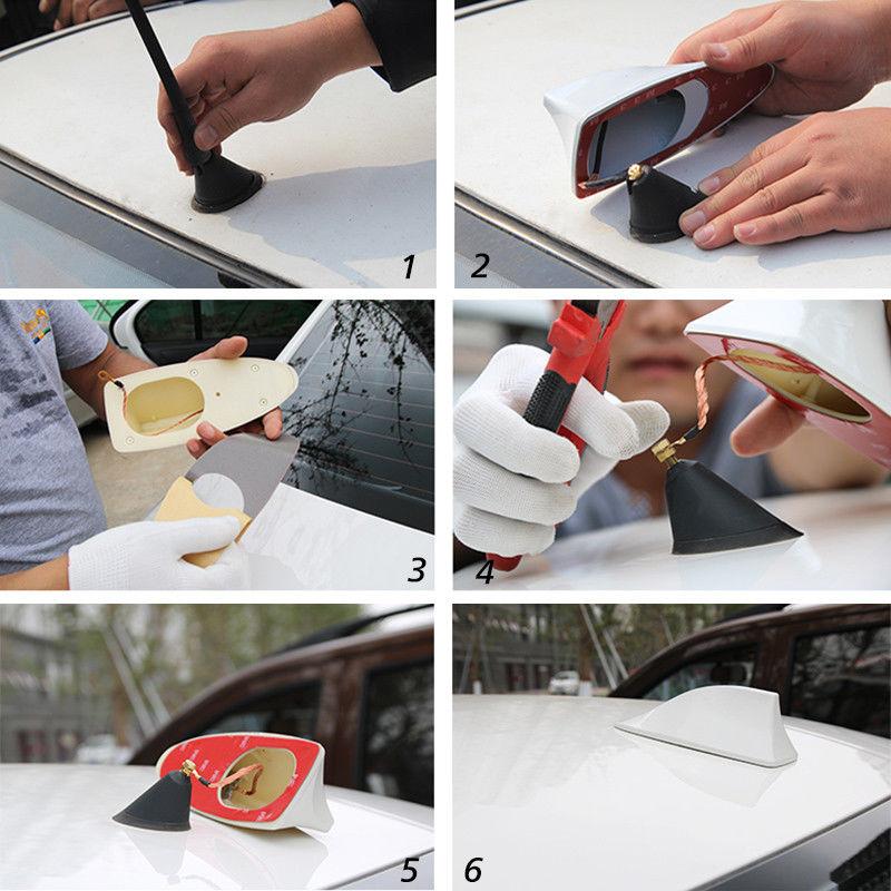 Car shark fin antenna by My Store, compact aerodynamic vehicle roof antenna cover