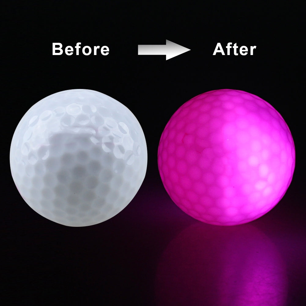 Waterproof LED practice balls for night training, high-hardness material, glowing design