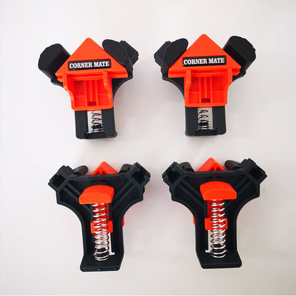 Woodworking right angle clip, 90-degree holder, side view