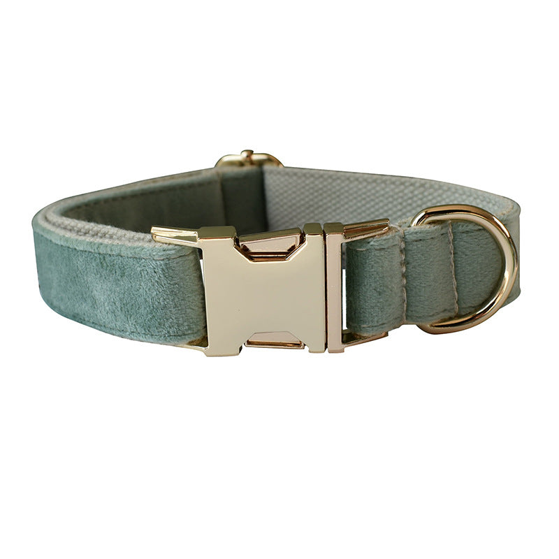 Mint green dog collar and leash set by My Store