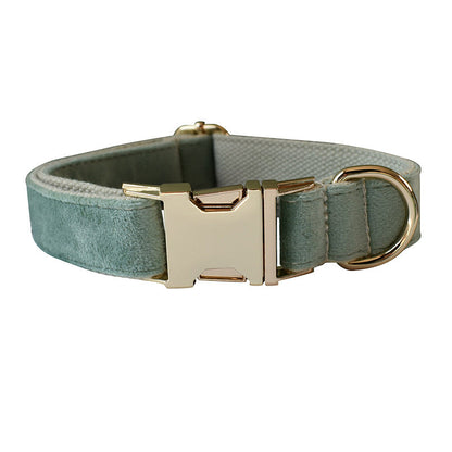 Mint green dog collar and leash set by My Store