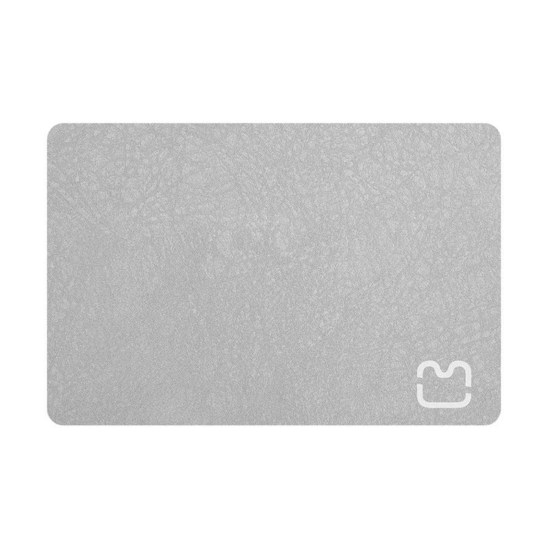 Diatomaceous earth non-slip bathroom floor mat in a minimalist design