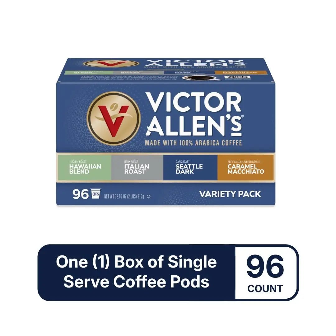 96 - Count Coffee Pods Variety Pack for Keurig - Kona, Italian, Seattle Dark & Caramel Macchiato - BACKUPMYFILESNOW