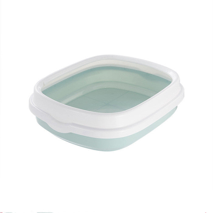 Semi-enclosed deodorant cat litter box from My Store with covered design for odor control