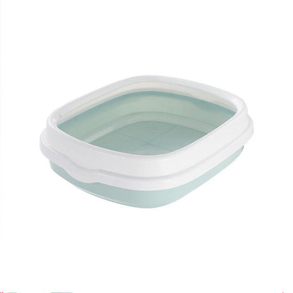 Semi-enclosed deodorant cat litter box from My Store with covered design for odor control