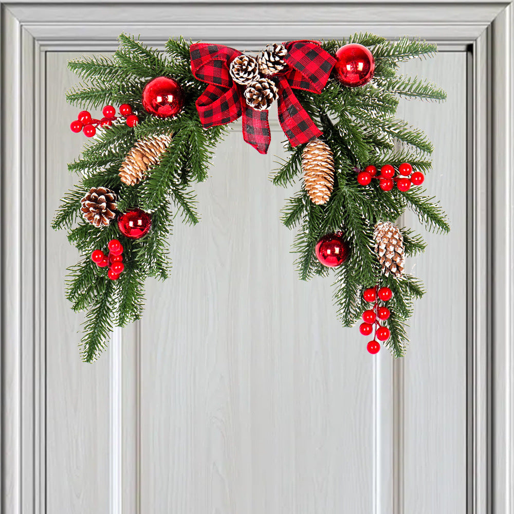 Christmas window wall hanging decoration with festive holiday design by My Store