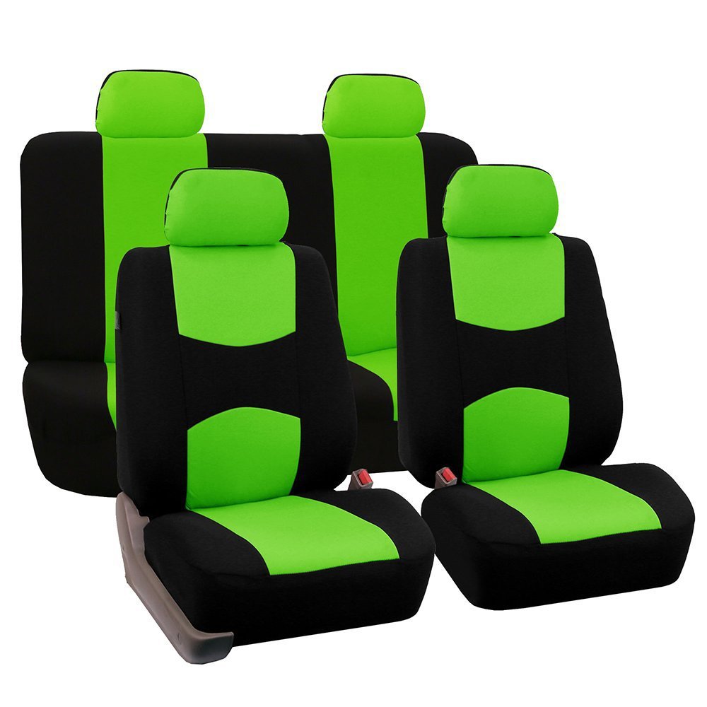 5-seater car seat cover cushion, black interior seat protection and padded upholstery cover set