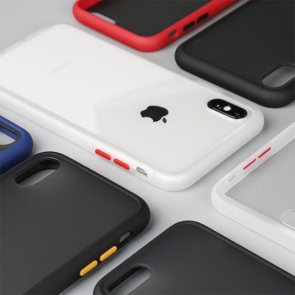 Transparent color contrast iPhone case compatible with Apple, by My Store