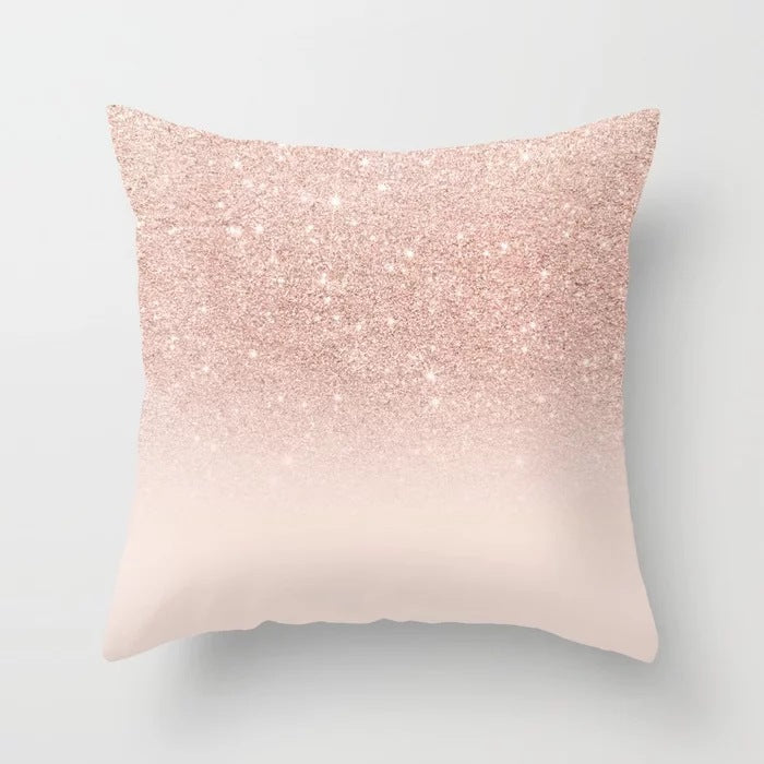 Pink sofa cushion pillowcase by My Store, soft fabric cover for home decor