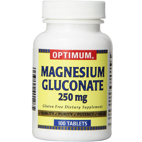 Optimum Magnesium Gluconate Tablet 250 Mg - 100Ct