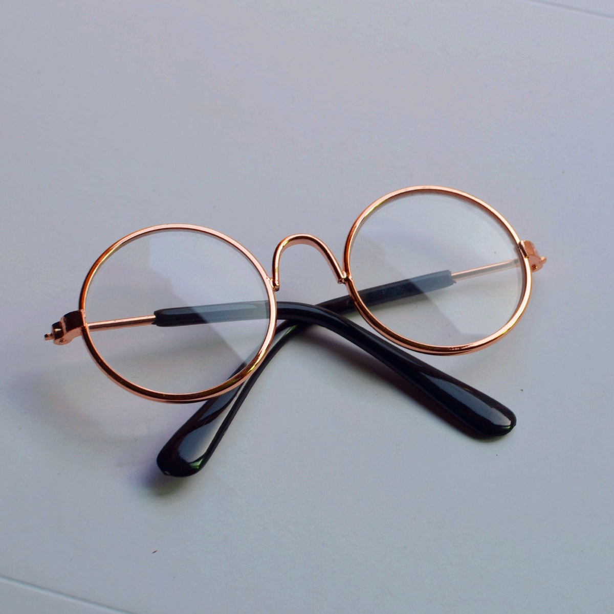 Pet photo glasses product image, fun novelty eyewear for pets with a photo-inspired design