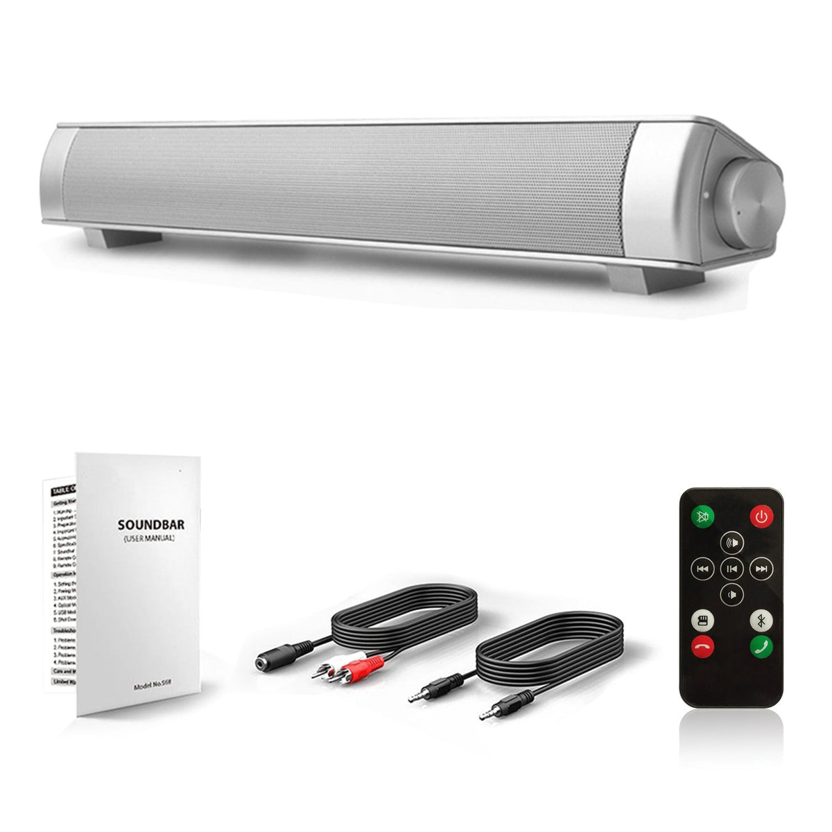 Sound Blaster S08 Bluetooth speaker by My Store, compact black wireless speaker viewed from the front