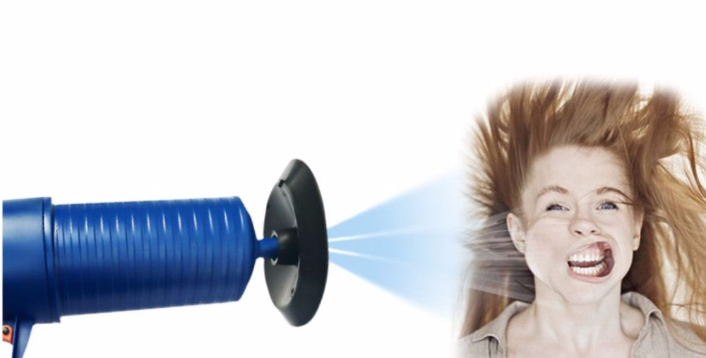 Haute Pression air drain blaster toilet cleaner tool with handheld pressure pump handle
