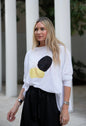 Pima Cotton "Solar" Luxury Boxy Tee - As Shown
