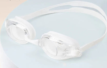 HD waterproof non-fogging swimming goggles with myopia lenses, clear lenses and adjustable strap