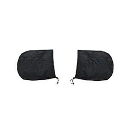 Car front windshield snow cover displayed flat, featuring a weather-resistant protective design for winter use
