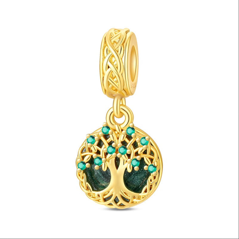 Jewelry beads pendant in a decorative design, close-up product view