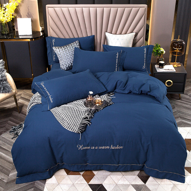 Brushed bedding set by My Store in a soft, textured fabric finish