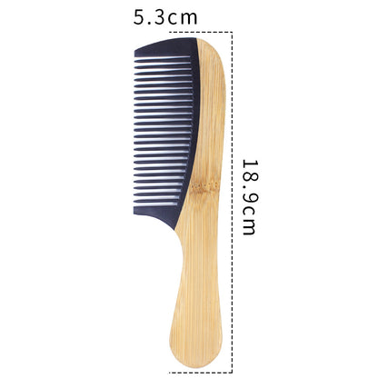 Elegant Bamboo Hair Styler - Frizz-Free Design 