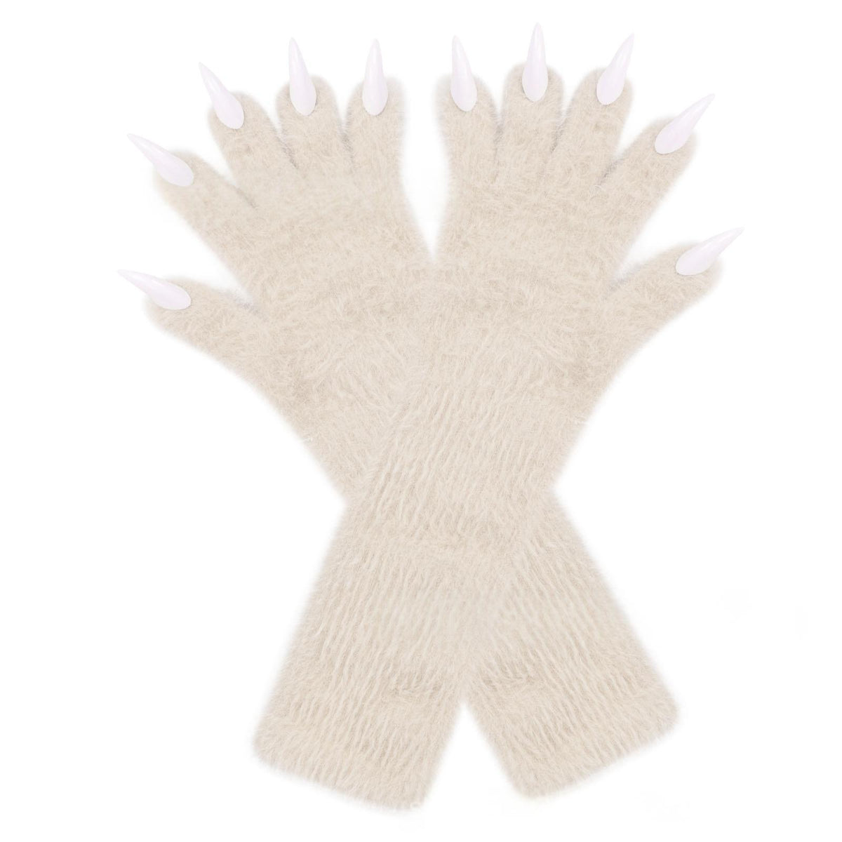 Halloween silicone meat mat long gloves in water-resistant material, close-up view