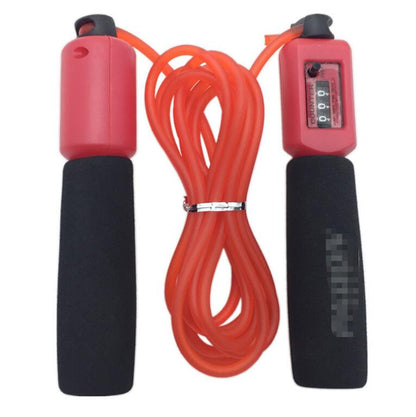 Rope skipping fitness rope by My Store, black handles and durable cord for exercise training