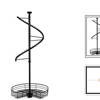 360-degree rotating wardrobe closet hanger for organized clothing storage