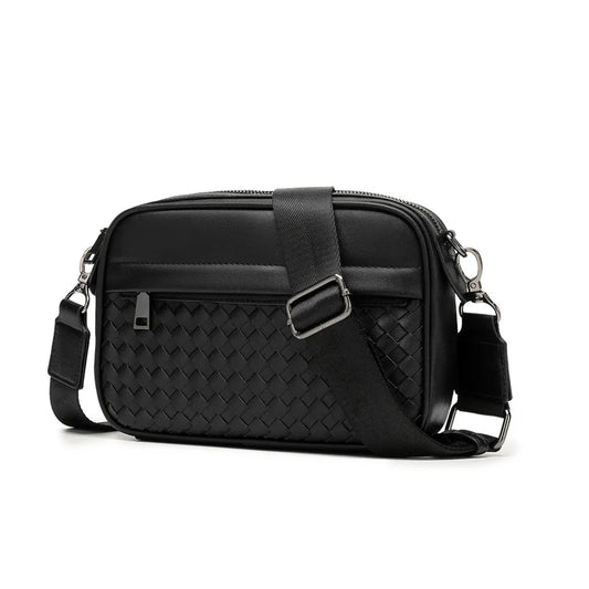 Chic men's casual backpack by BACKUPMYFILESNOW® with multiple compartments and adjustable straps, made of durable fabric.