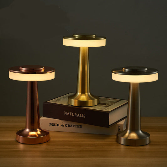 Touch Led Charging Table Lamp Creative Dining Hotel Bar Coffee Table Lamp Outdoor Night Light Living Room Decorative Desk Lamp
