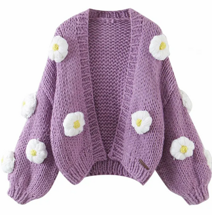 Vintage Embroidery Knit Sweater