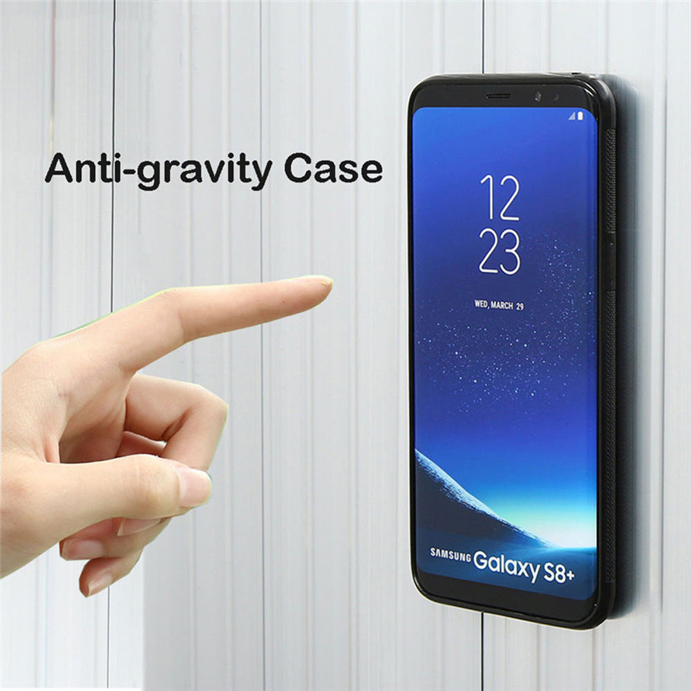 Anti Gravity Case phone cover with a sleek, transparent design and adhesive back panel