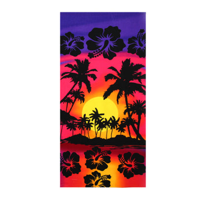 Swimming absorbent towel by My Store folded on display