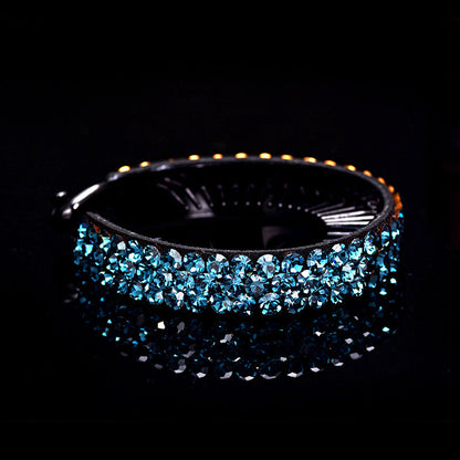 Rhinestone hair claw clip with sparkling crystal embellishments, My Store bridal hair accessory