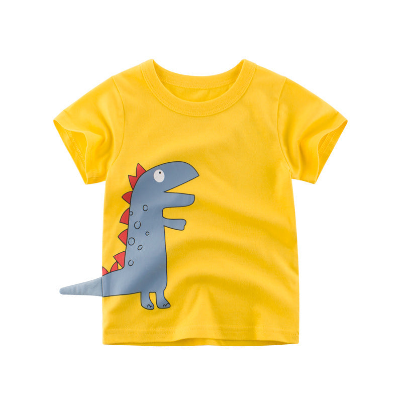 Dinosaur kids T-shirt featuring a colorful dinosaur graphic on soft fabric