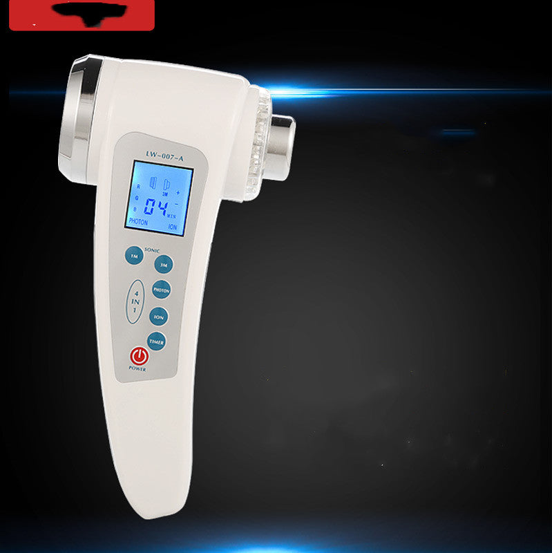 Ultrasonic beauty instrument by My Store, handheld skincare device with sleek modern design
