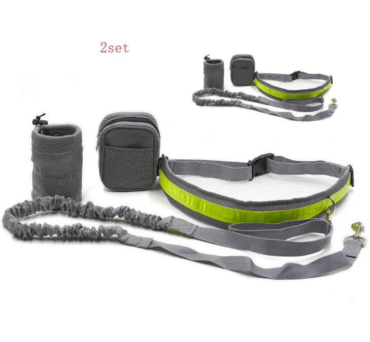 Adjustable hands-free dog leash by My Store, featuring a versatile design for comfortable walking.