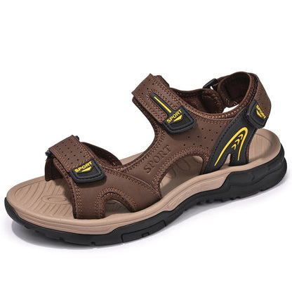 Men’s lightweight outdoor beach open-toe sandals in a casual design