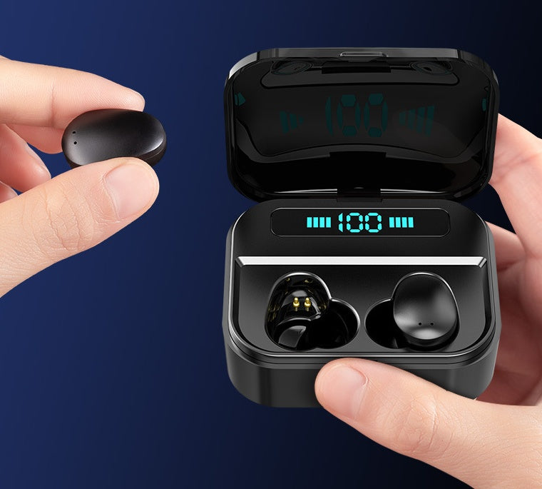 TWS Bluetooth wireless earphones with microphone, compact in-ear headphones by My Store