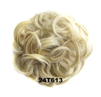 Hair ring accessory, detailed view in a simple design