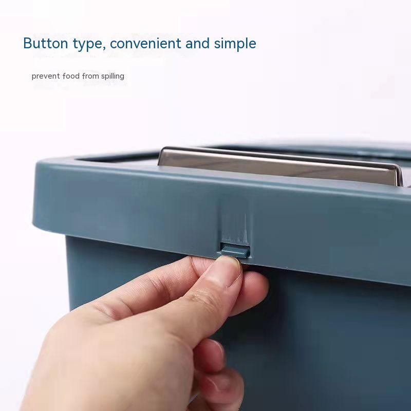 Dust-proof sealed pet supplies storage box with secure lid for organizing pet food and accessories