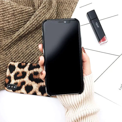 Leopard Print Leather Phone Case and Cover