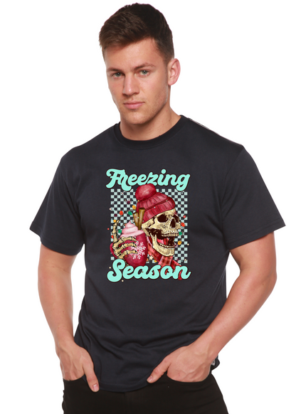 Unisex bamboo viscose organic cotton short sleeve graphic T-shirt by Spun Bamboo, featuring a printed design and comfortable fit.